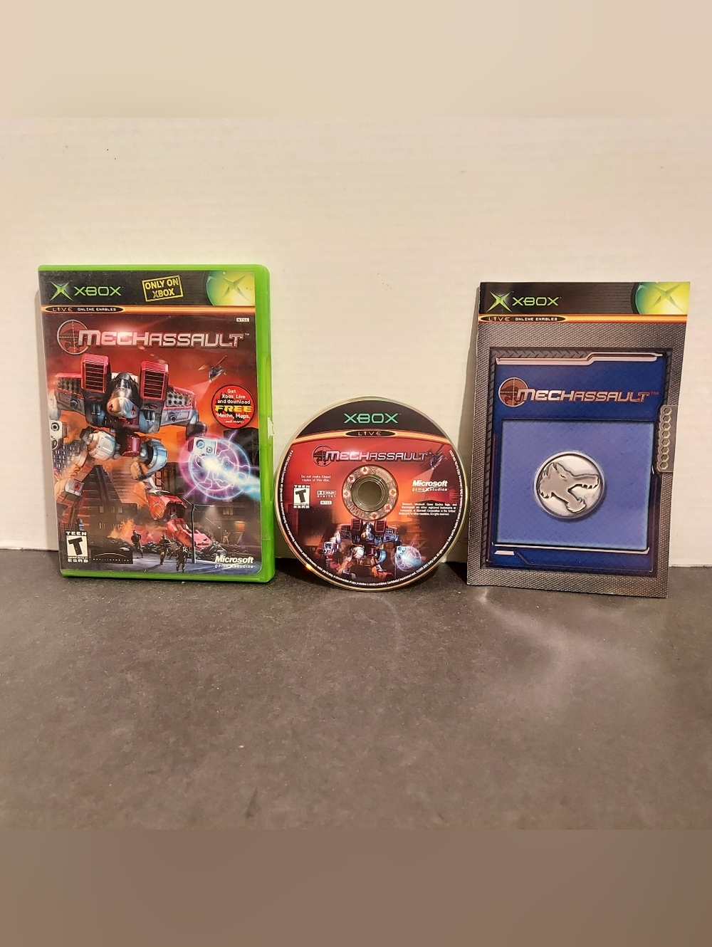 MechAssault (Original Microsoft Xbox, 2002) CIB Complete Mech Assault Xbox 1